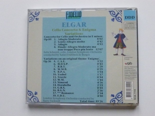 Elgar - Cello Concerto & Enigma variations