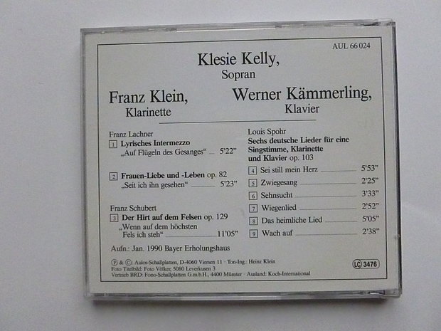 Lacher , Schubert, Spohr - Klesie Kelly