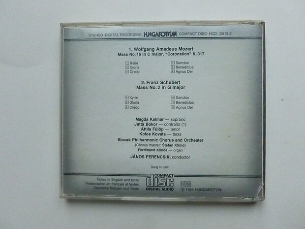 Mozart - Mass / Janos Ferencsik