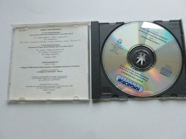 Dohnanyi - Concerto for piano and Orchestra 1, 2 / Laszlo Baranyay