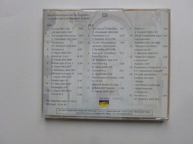 Nico de Raad plays on the Van Hagerbeer Organ (2 CD)