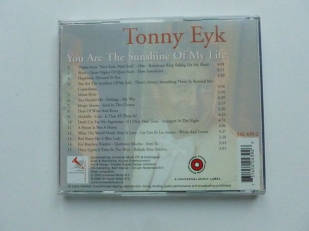 Tonny Eyk - You are the sunshine of my life