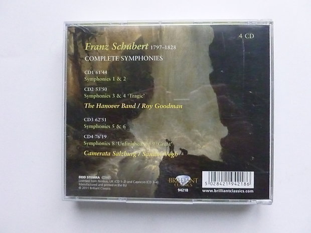 Schubert - Complete Symphonies / Roy Goodman (4 CD)
