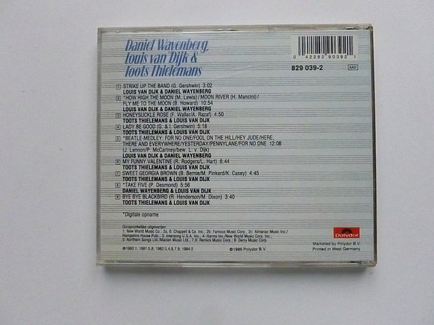 Daniel Wayenberg, Louis van Dijk & Toots Thielemans