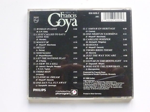 Francis Goya - This is Francis Goya