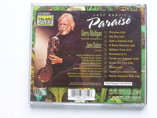 Gerry Mulligan with Jane Duboc - Paraiso /Jazz Brazil