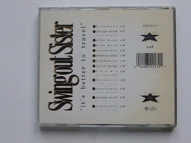 Swing out Sister - It's better to  travel