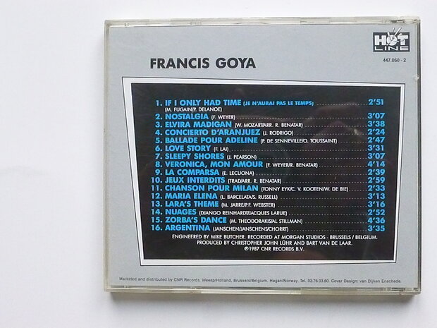 Francis Goya - Melodies of Love (hotline)