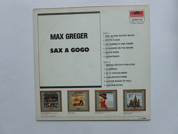 Max Greger - Sax a gogo (LP)
