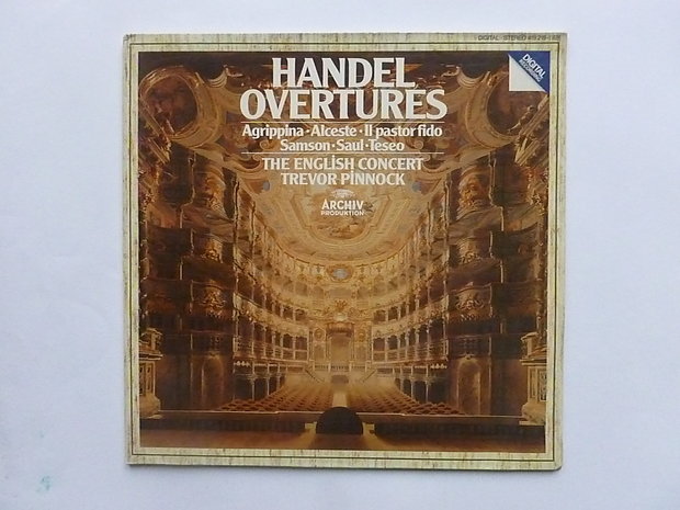 Handel  - Overtures / Trevor Pinnock (LP)