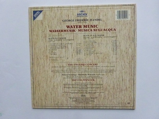 Handel - Watermusic / Trevor Pinnock (LP)
