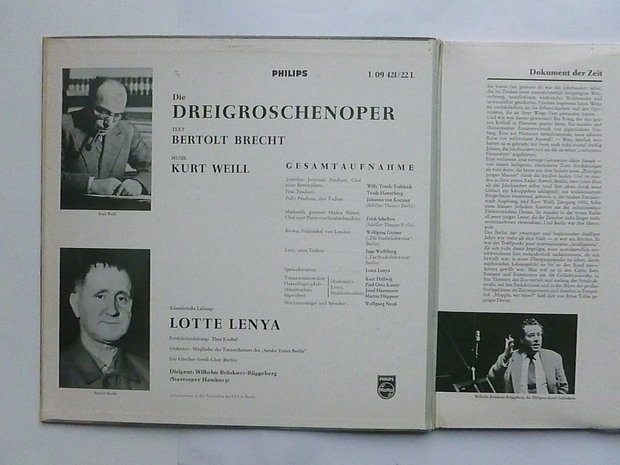 Kurt Weil - Die Dreigroschenoper / Lotte Lenya (2 LP)