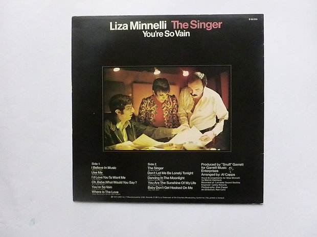 Liza Minnelli - The singer / You're so vain (lp)