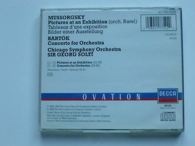 Mussorgsky - Pictures at an Exhibition / Sir Georg Solti 