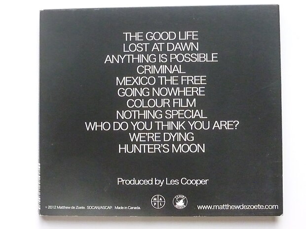 Matthew de Zoete - Colour Film