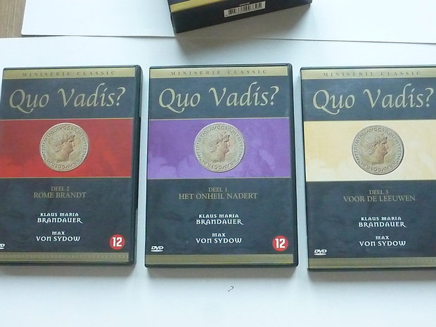 Quo Vadis? - Klaus Maria Brandauer / Max von Sydow (3 DVD)