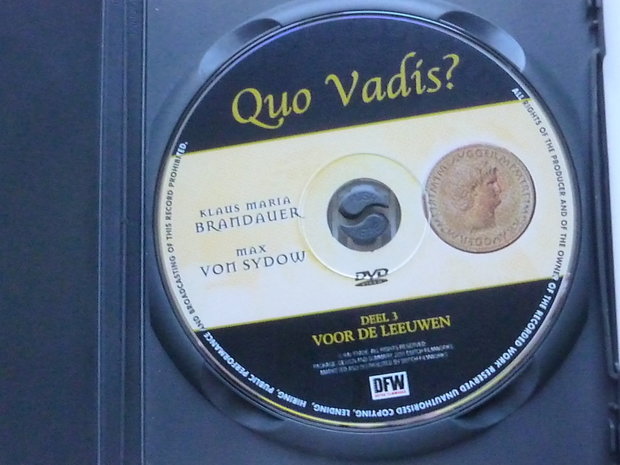 Quo Vadis? - Klaus Maria Brandauer / Max von Sydow (3 DVD)