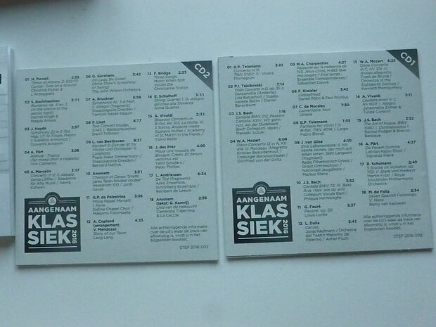 Aangenaam Klassiek 2016 (2 CD)