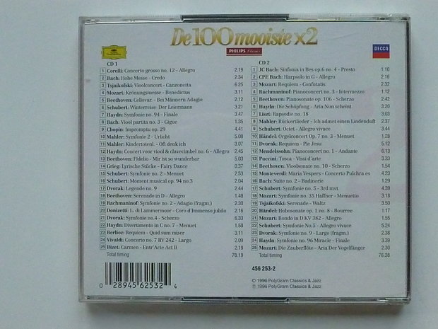 De 100 mooiste x 2 - volume 2 (2 CD)