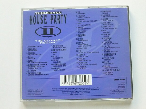 Turn up the Bass - House Party II / The Ultimate Megamix