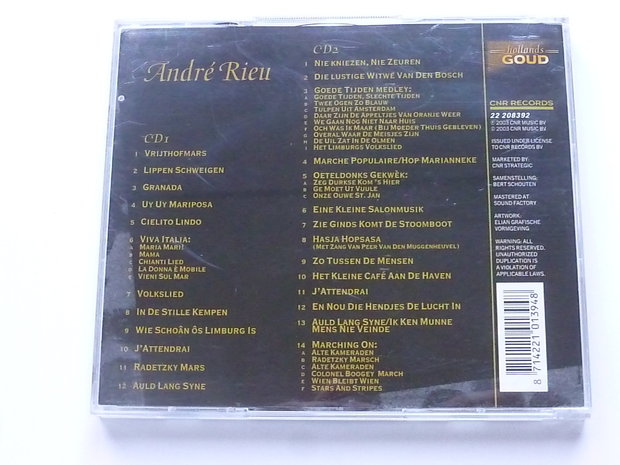 Andre Rieu - Hollands Goud (2 CD)