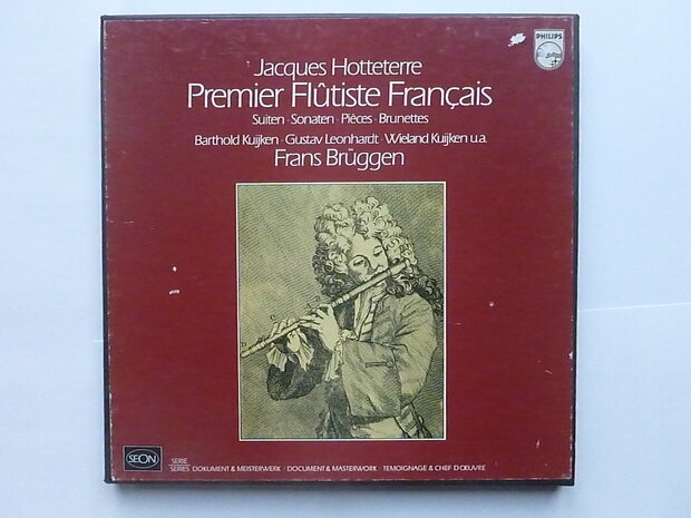 J. Hotteterre - Premier flutiste francais / Frans Bruggen (3 LP)