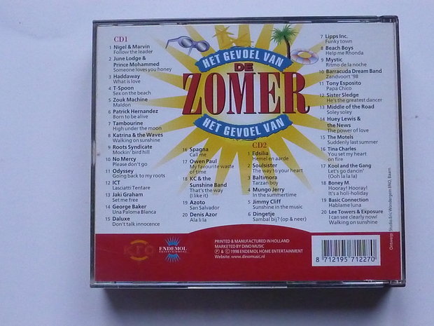 Het gevoel van De Zomer (2 CD)