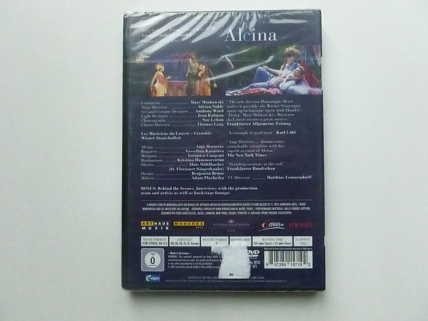 Handel - Alcina / Minkowski (DVD) Nieuw