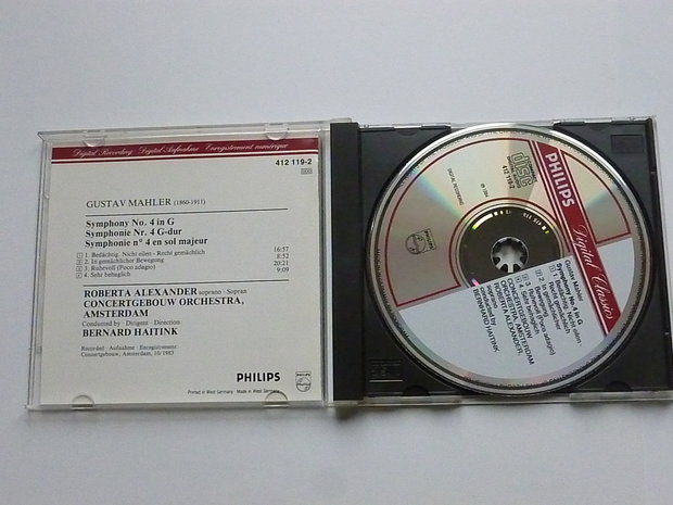 Gustav Mahler - Symphony no 4 / Bernard Haitink