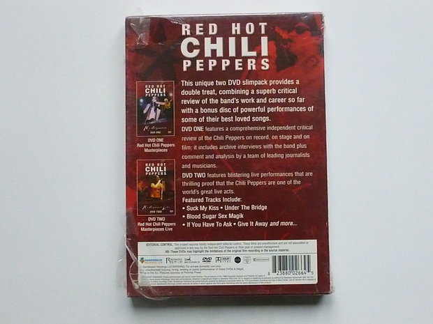 Red Hot Chili Peppers - Masterpieces (2 DVD) nieuw