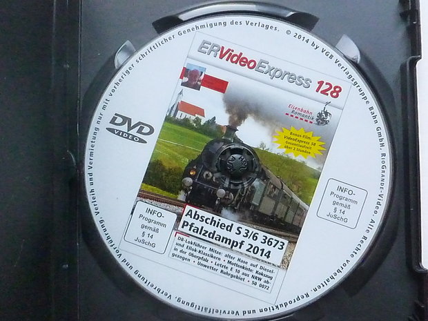 ER Video Express 128 - Abscheid S 3/6 3673 , Pfalzdampf (DVD)