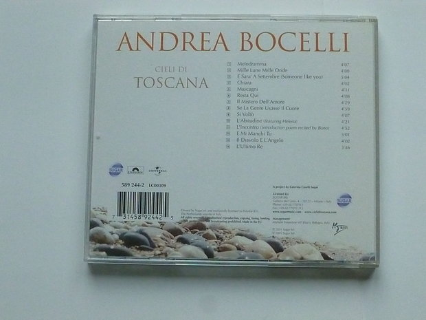 Andrea Bocelli - Cieli di Toscana