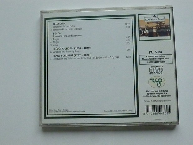 Jean Pierre Rampal - Clarinet & Flute