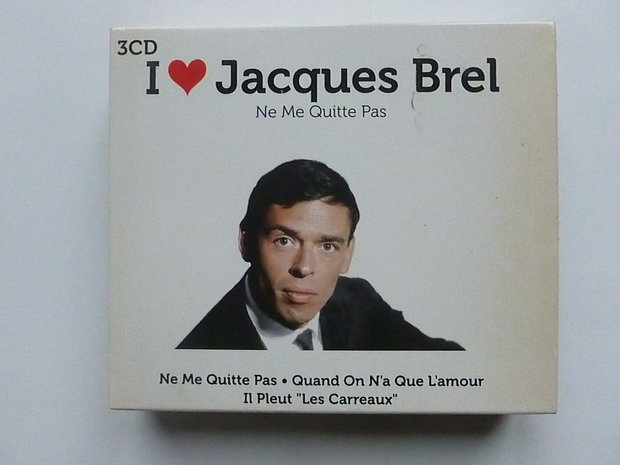 Jacques Brel - Ne me quitte pas (3 CD)