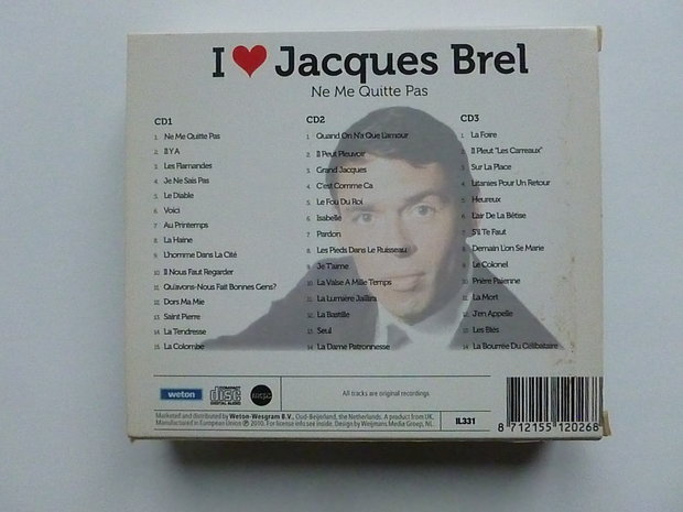 Jacques Brel - Ne me quitte pas (3 CD)