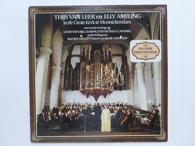 Thijs van Leer en Elly Ameling - in de Grote kerk te Monnickendam (LP)