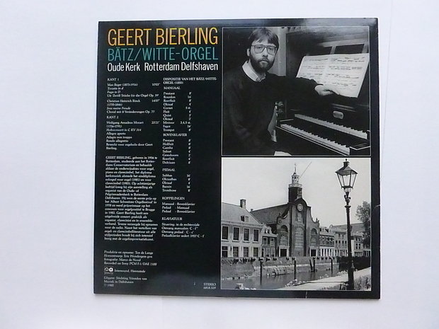 Geert Bierling - Bätz / Witte Orgel (LP)