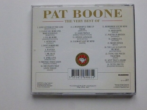 Pat Boone - The very best of