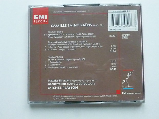 Saint-Saens - Symph. n 3 / Michel Plasson (2 CD)