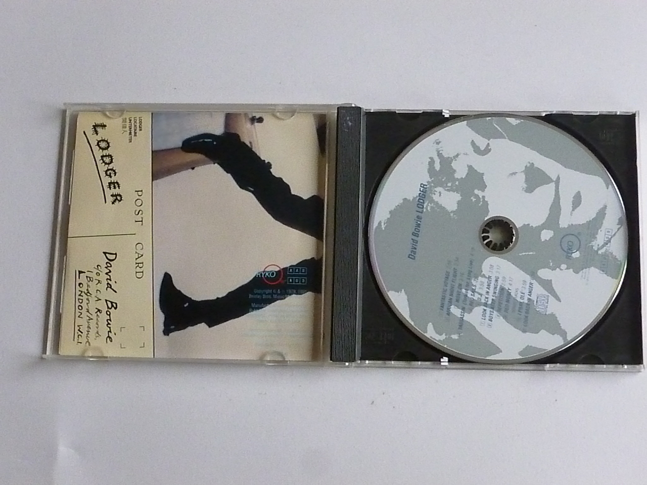 Incident, evenement Uitwerpselen cafetaria David Bowie - Lodger (Ryko) - Tweedehands CD