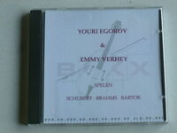Youri Egorov / Emmy Verhey - Schubert, Brahms, Bartok