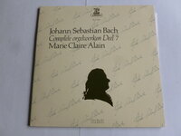 Bach - Marie Claire Alain / Complete Orgelwerken Deel 7 (2 LP)