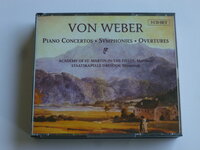 Von Weber - Piano Conc. Symphonies, Overtures / Marriner, Blomstedt (3 CD)