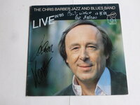 The Chris Barber Jazz and Blues Band - Live in '85 (LP) gesigneerd