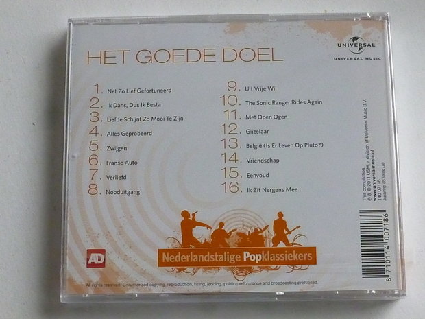 Het goede doel - Nederlandstalige Popklassiekers (nieuw) - Tweedehands CD